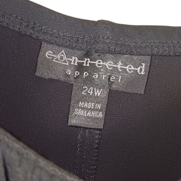 Connected Apparel Black Asymmetrical High-Low Sundress - Picture 6 of 8